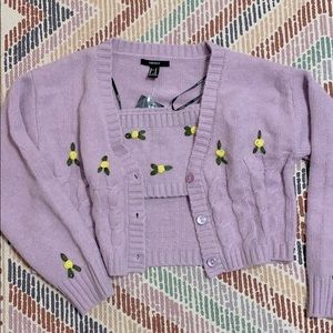 SWEATER / BANDEAU SET